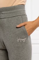 Wełniane spodnie dresowe Sajita | Regular Fit HUGO szary
